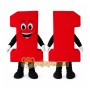 Number 1 Mascot Costume