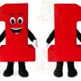 Number 1 Mascot Costume