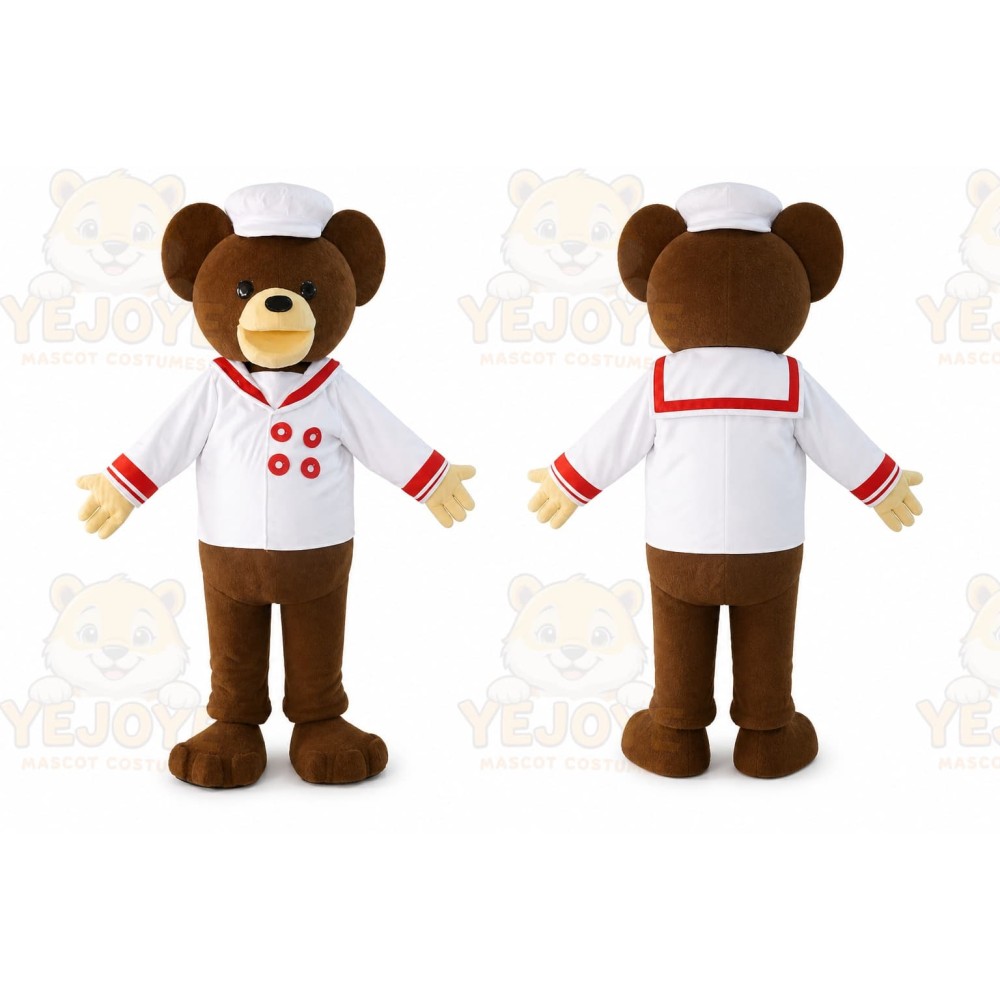 Nurse Bear Mascot Costume