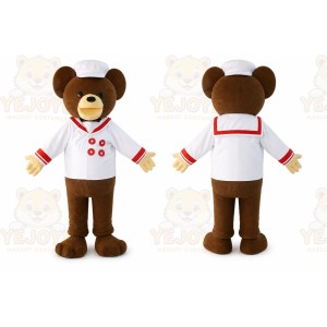 Nurse Bear Mascot Costume