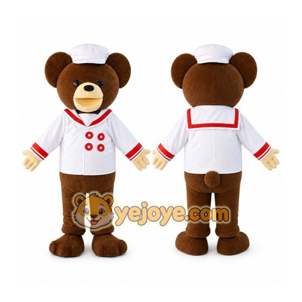 Nurse Bear Mascot Costume