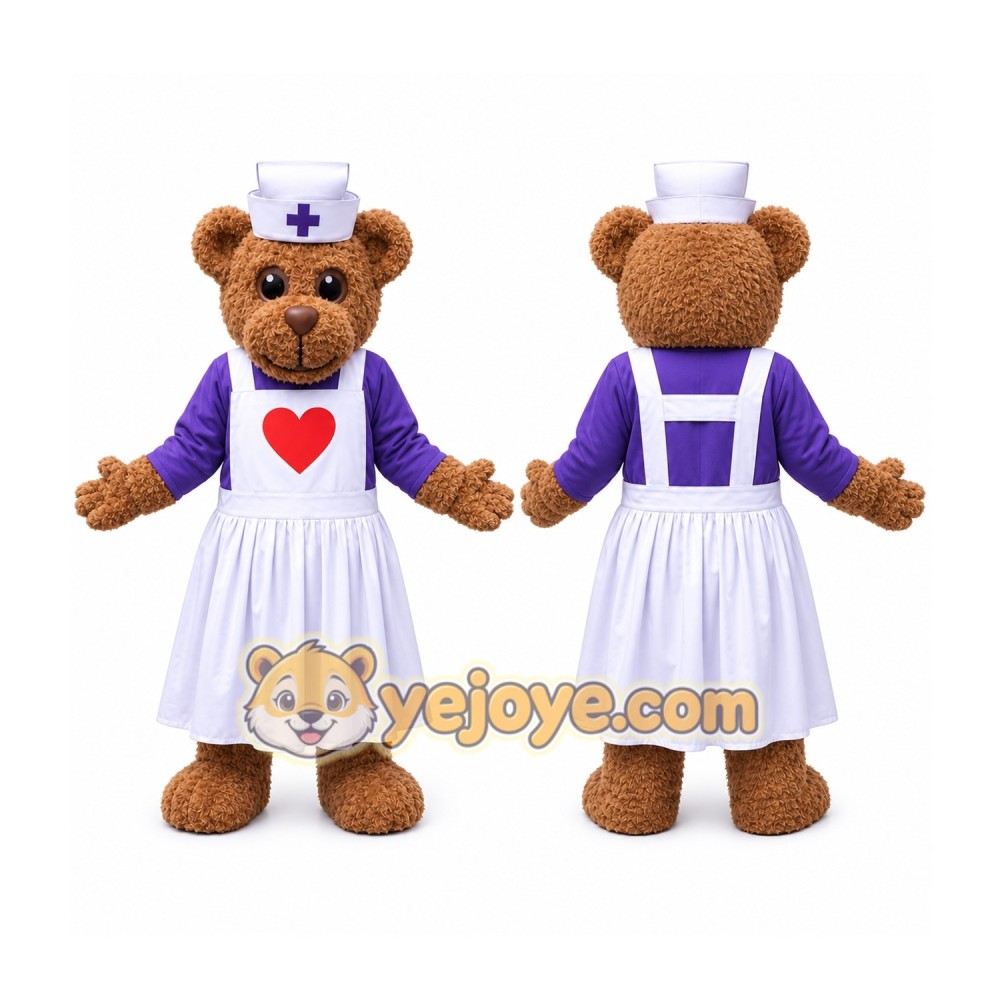 Nurse Bear Mascot Costumes Nurse Bear Mascot Costumes