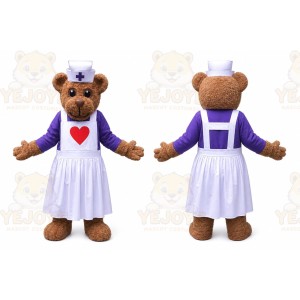 Nurse Bear Mascot Costumes