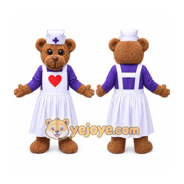 Nurse Bear Mascot Costumes
