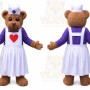 Nurse Bear Mascot Costumes