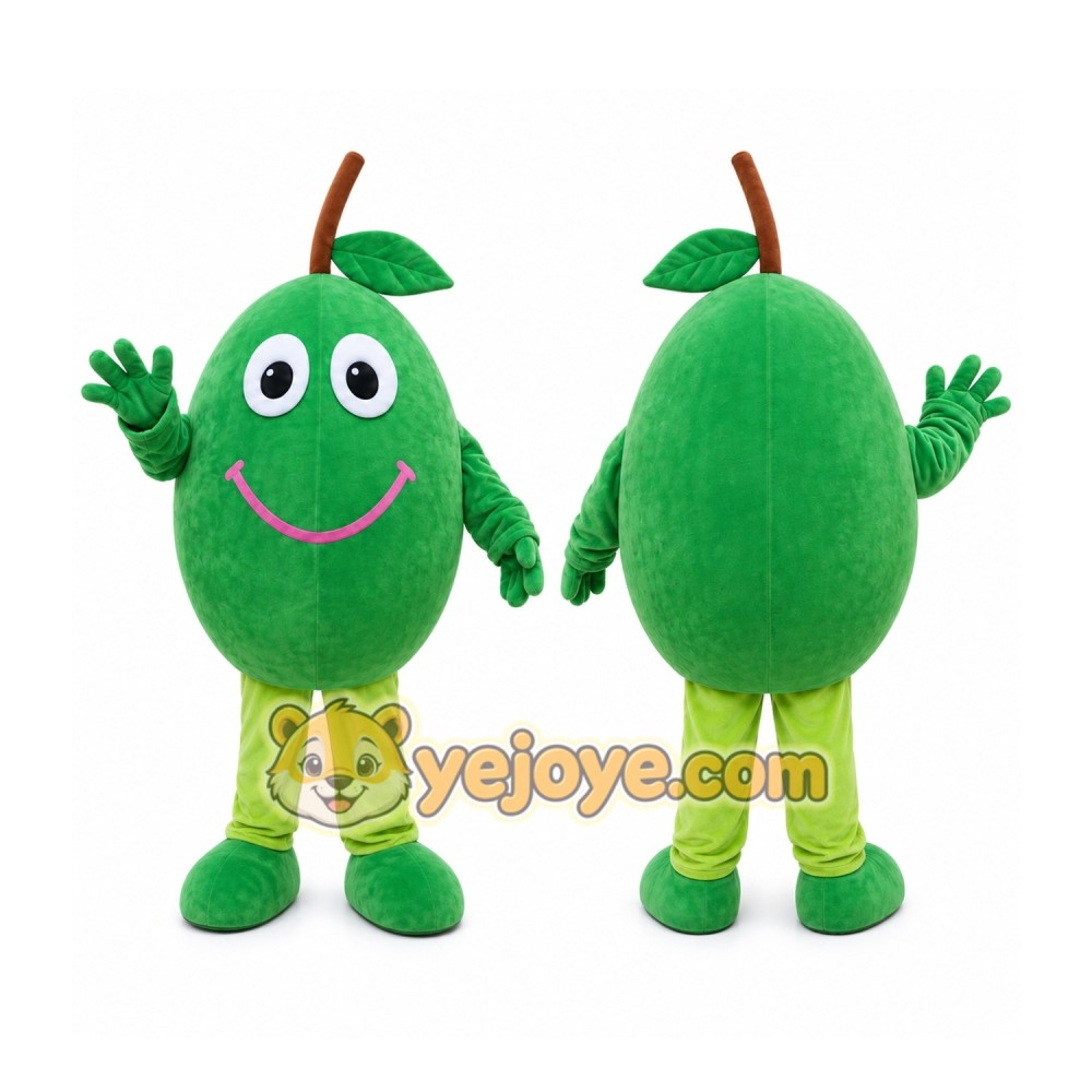 Olive Mascot Costume Green Olive Olive Mascot Costume Green Olive