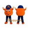 Orange Baseball Mascot Costume Orange Baseball Mascot Costume