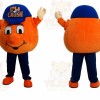 Orange Baseball Mascot Costume