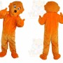 Orange Bear Mascot Costume for Adult
