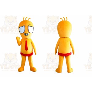 Orange Boy Mascot Costume