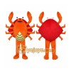 Orange Crab Mascot Costume Cartoon Character Orange Crab Mascot Costume Cartoon Character