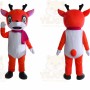 Orange Deer Mascot Costume