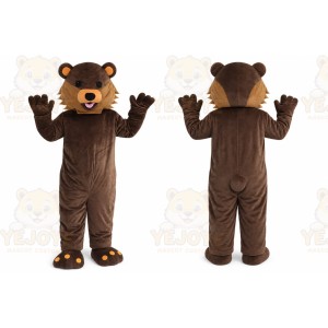 Orange Ear Bear Animal Mascot Costume