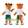 Orange Fox Mascot Costume