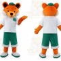 Orange Fox Mascot Costume