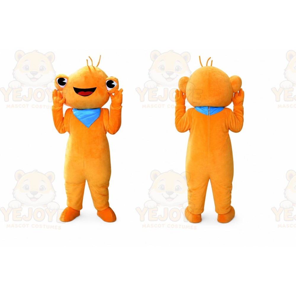 Orange Frog Mascot Costume