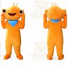 Orange Frog Mascot Costume