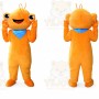 Orange Frog Mascot Costume