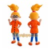 Orange Girl Mascot Costume Orange Girl Mascot Costume