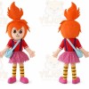 Orange Hair Girl Mascot Costumes