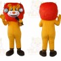 Orange Hair Lion Mascot Costume