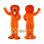 Orange Lion Mascot Costume