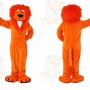 Orange Lion Mascot Costume