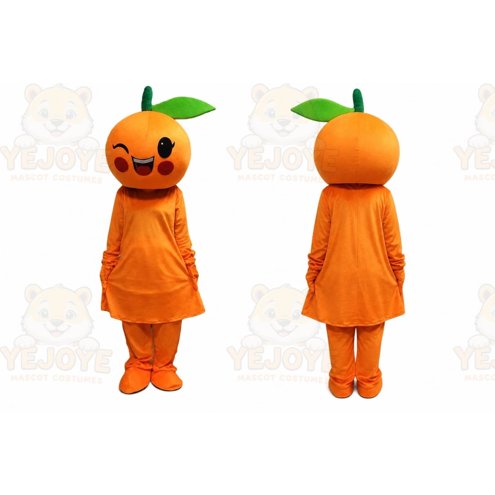 Orange Mascot Costume