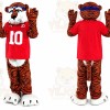 Orange Sport Tiger Mascot Costume