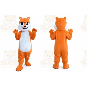 Orange Squirrel Mascot Costume