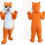 Orange Squirrel Mascot Costume