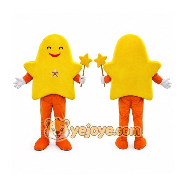 Orange Starfish Mascot Costume