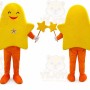 Orange Starfish Mascot Costume