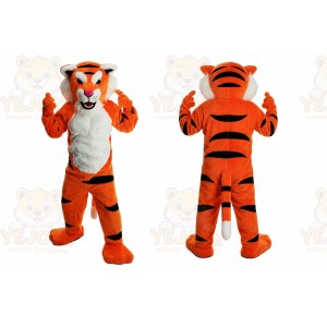Orange Tiger Cartoon Mascot Costume