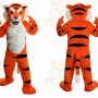 Orange Tiger Cartoon Mascot Costume