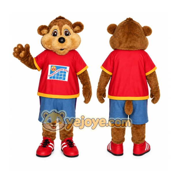 Beaver Castor Mascot Costume