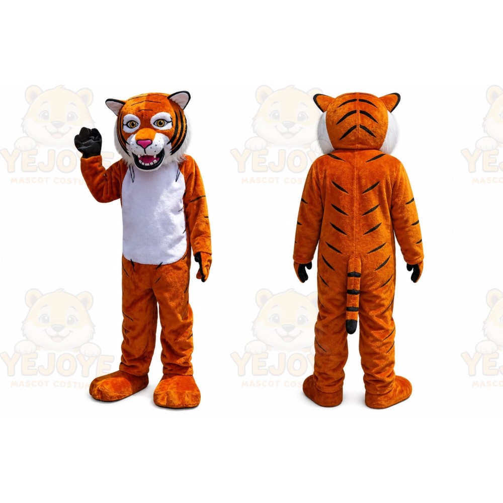 Orange Tiger Mascot Costume for Adult