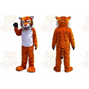 Orange Tiger Mascot Costume for Adult