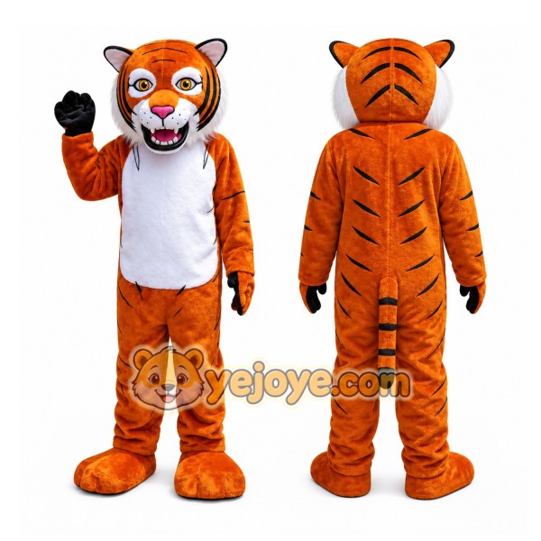 Orange Tiger Mascot Costume for Adult