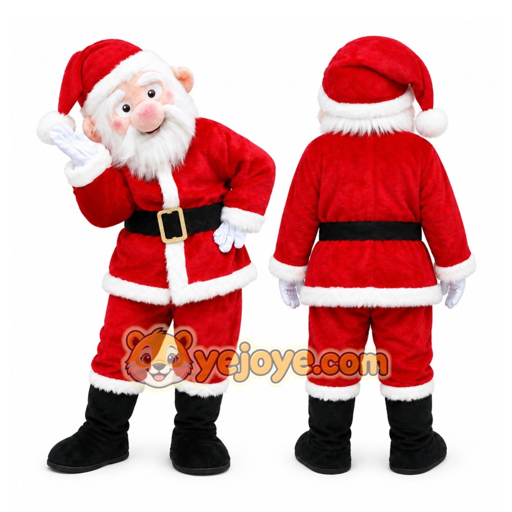 Outlet Santa Claus Cartoon Mascot Costume