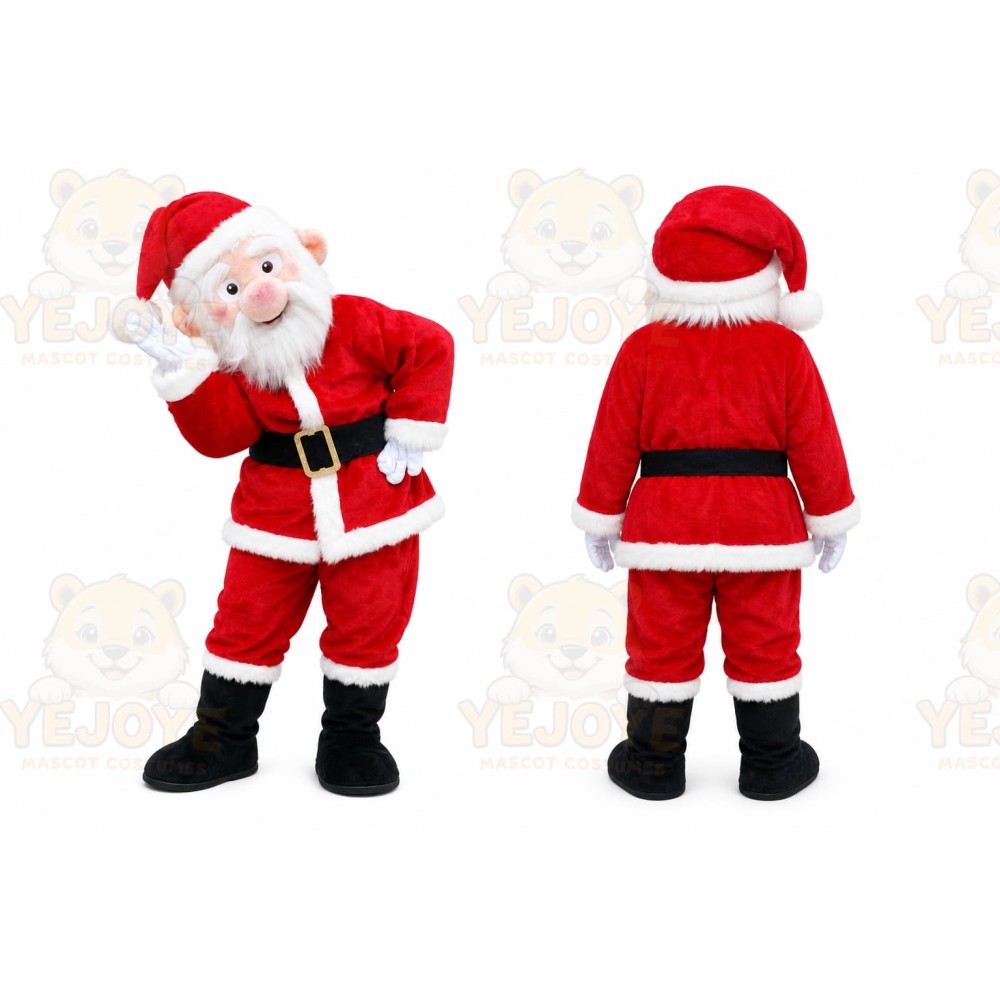 Outlet Santa Claus Cartoon Mascot Costume