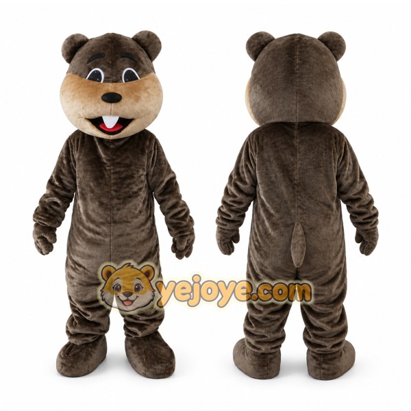 Beaver Mascot Costume Adult Character Costume