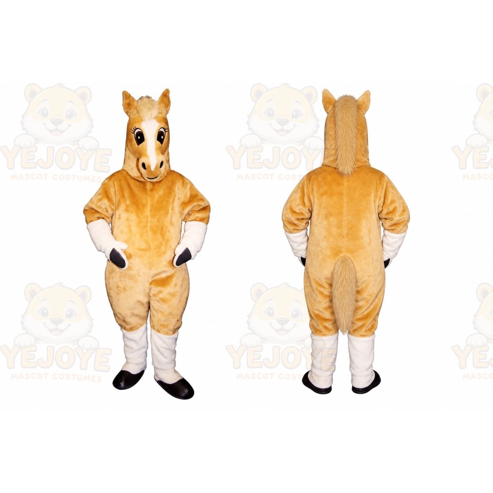 Palomino Horse Mascot Costume