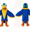 Parrot Blue Bird Cartoon Mascot Costume