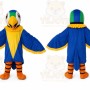Parrot Blue Bird Cartoon Mascot Costume