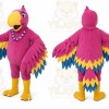 Parrot Hot Pink Animal Farm Mascot Costume