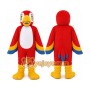 Parrot Mascot Costumes Cartoon Red Bird