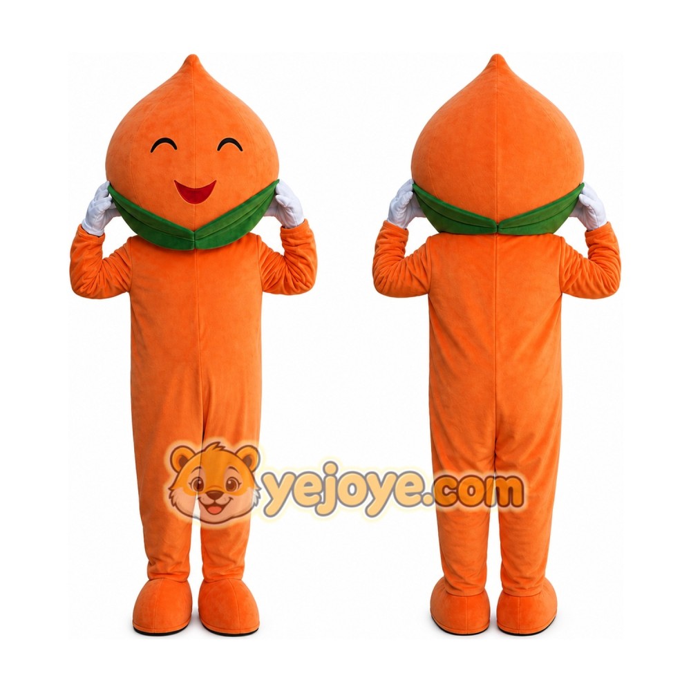 Peach Mascot Costume Peach Mascot Costume