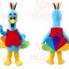 Peacock Mascot Costume Cartoon Bird