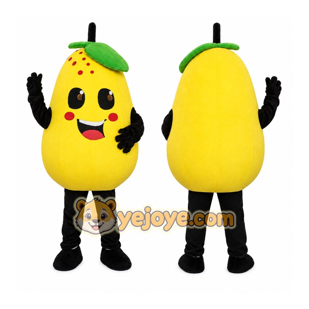 Pears Mascot Costume Pears Mascot Costume